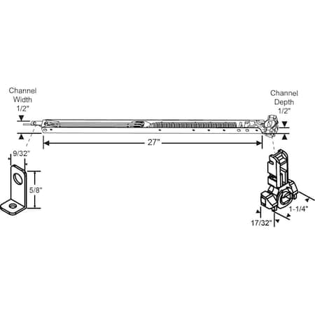 Strybuc 27in Inverted Tilt Balance 62S-263-19AA